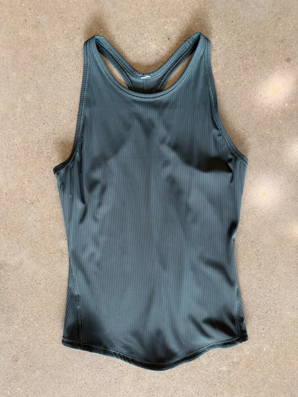lululemon athletica Ribbed Racerback Tank - Olive